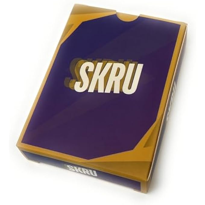 rayihni لعبة بطاقات SKRU | لعبة بطاقات استراتيجية مناسبة للعائلة | ممتعة لليلة الألعاب | 2-6 لاعبين | لعبة رائعة للحفلات للأطفال والبالغين | بطاقات بلاستيكية مرنة مقاومة للماء ومقاومة للتمزق - Image 2